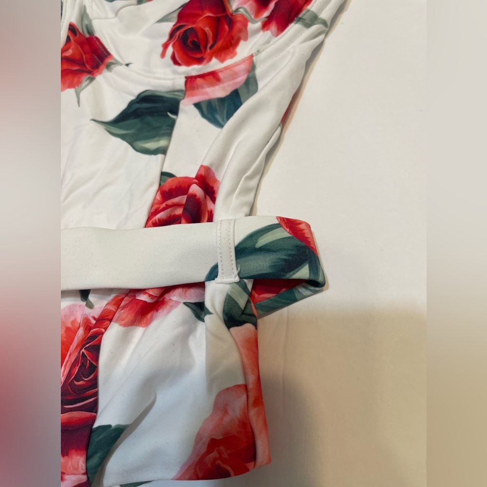 Onia Danielle Rose One Piece Belted Swimsuit Sz M ๐๐น - Picture 6 of 10